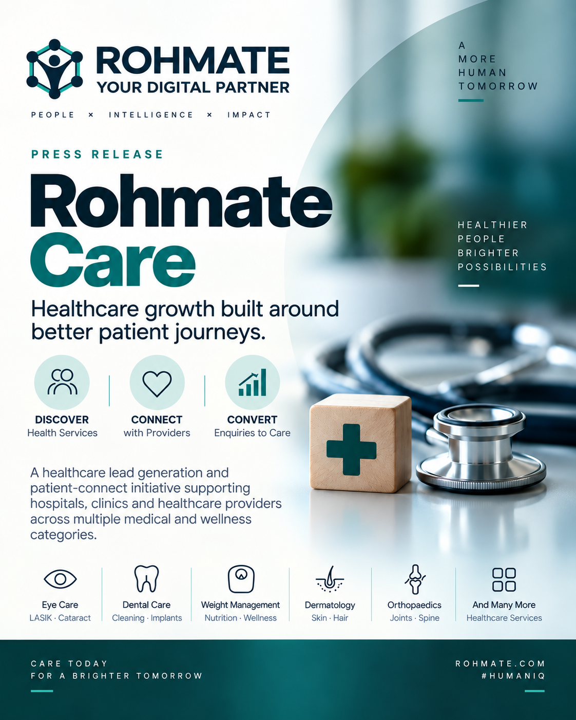 Rohmate Care healthcare lead generation and patient-connect initiative